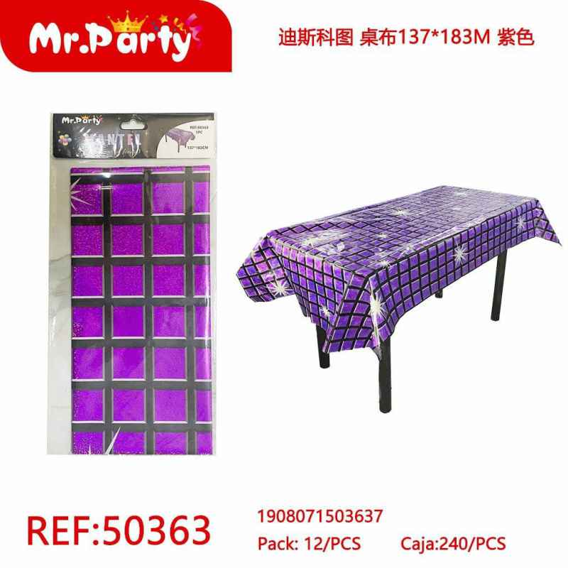 迪斯科图案桌布