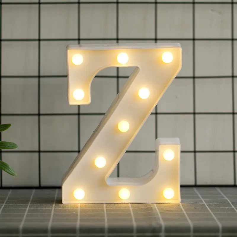 3D LED字母灯 Z形 装饰照明灯